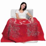 nebraska cornhuskers fan pride red blanket latest model