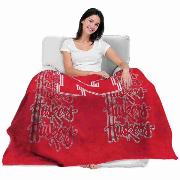 nebraska cornhuskers fan pride red blanket latest model