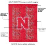 nebraska cornhuskers fan pride red blanket new arrival