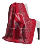 nebraska cornhuskers fan pride red blanket top rated