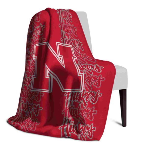 nebraska cornhuskers fan pride red blanket top rated