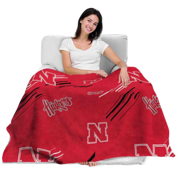 nebraska cornhuskers fan spirit red blanket latest model
