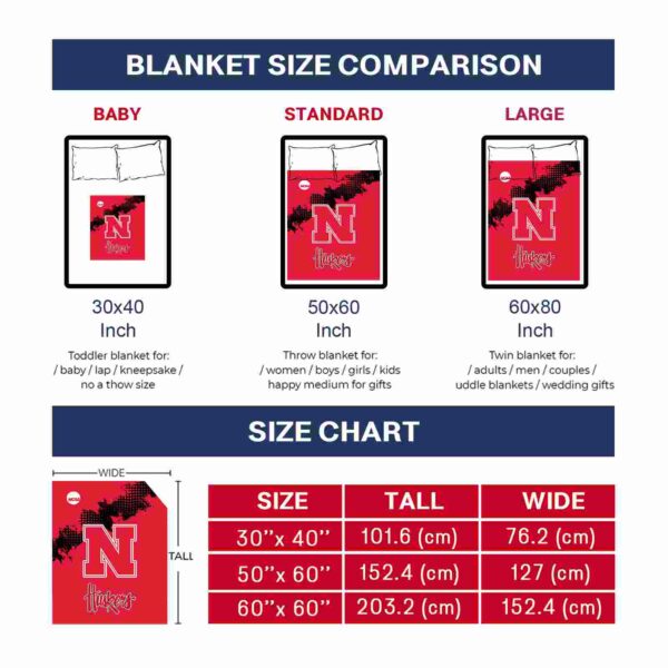 nebraska cornhuskers grunge texture red blanket trendy