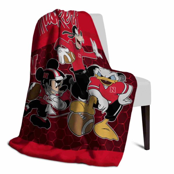 nebraska cornhuskers three musketeers red blanket top rated