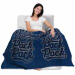 nevada wolf pack fan pride blue blanket best selling