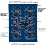 nevada wolf pack fan pride blue blanket best selling