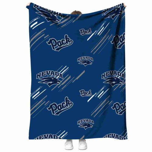 nevada wolf pack fan spirit blue blanket best selling