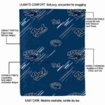 nevada wolf pack fan spirit blue blanket new arrival