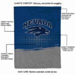 nevada wolf pack gradient dots blue blanket new arrival
