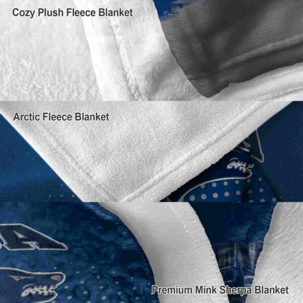 nevada wolf pack gradient dots blue blanket premium grade