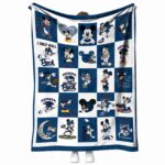 nevada wolf pack mickey minnie blue white blanket best selling