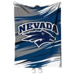 nevada wolf pack paint streaks blue white blanket best selling