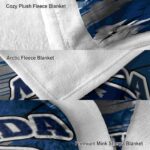 nevada wolf pack paint streaks blue white blanket best selling