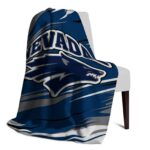 nevada wolf pack paint streaks blue white blanket best selling