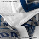 nevada wolf pack splatter effect blue blanket best selling