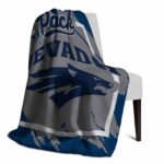 nevada wolf pack splatter effect blue blanket best selling