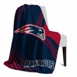 new england patriots diagonal stripes blue blanket top rated