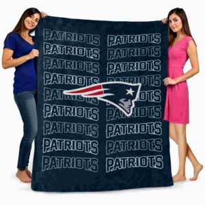 new england patriots fan pride blue blanket fashion forward