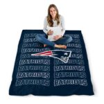 new england patriots fan pride blue blanket high quality
