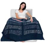 new england patriots fan pride blue blanket latest model