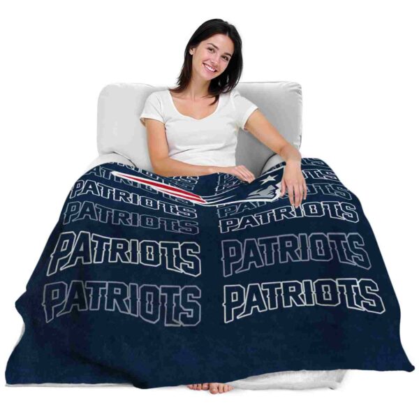 new england patriots fan pride blue blanket latest model
