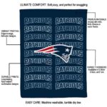 new england patriots fan pride blue blanket new arrival