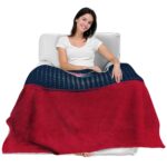 new england patriots gradient dots blue blanket latest model