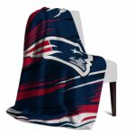 new england patriots paint streaks blue white blanket top rated