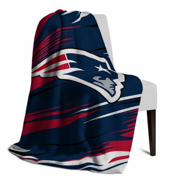 new england patriots paint streaks blue white blanket top rated