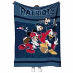 new england patriots three musketeers blue blanket best selling