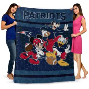 new england patriots three musketeers blue blanket fashion forward
