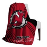 new jersey devils diagonal stripes red blanket top rated