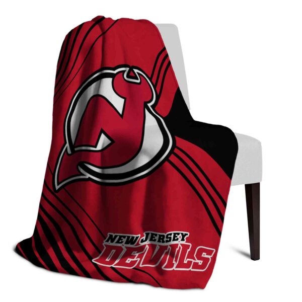 new jersey devils diagonal stripes red blanket top rated