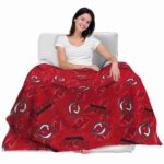 new jersey devils diehard fans red blanket latest model