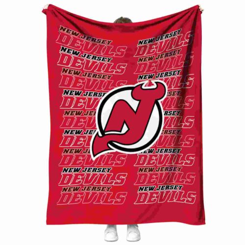 new jersey devils fan pride red blanket best selling