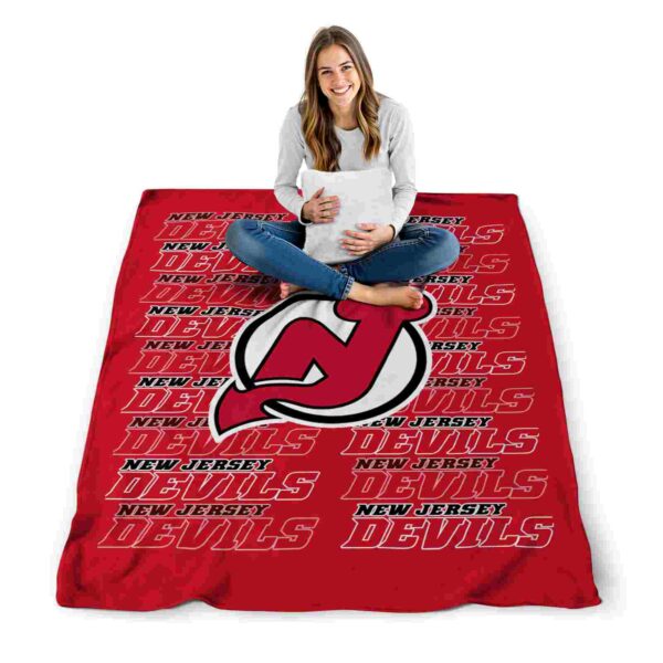 new jersey devils fan pride red blanket high quality