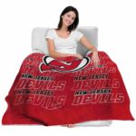 new jersey devils fan pride red blanket latest model