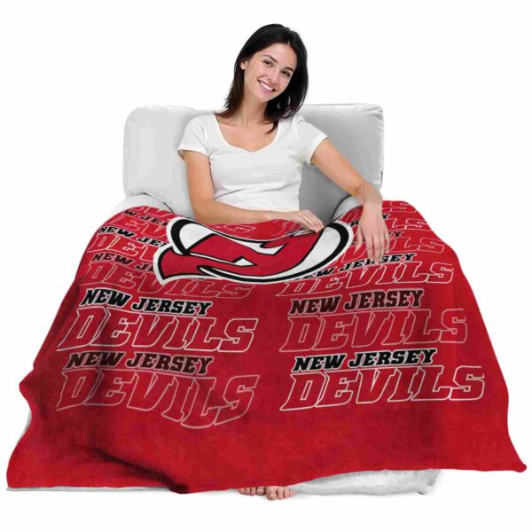 new jersey devils fan pride red blanket latest model