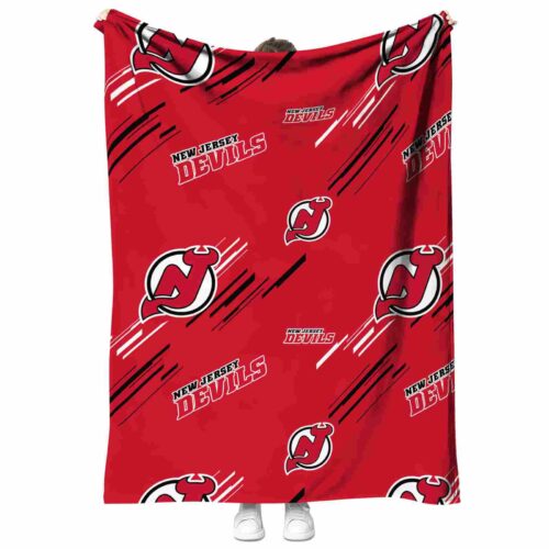 new jersey devils fan spirit red blanket best selling