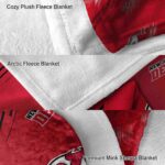 new jersey devils fan spirit red blanket best selling