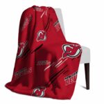 new jersey devils fan spirit red blanket best selling