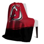 new jersey devils gradient dots red blanket top rated