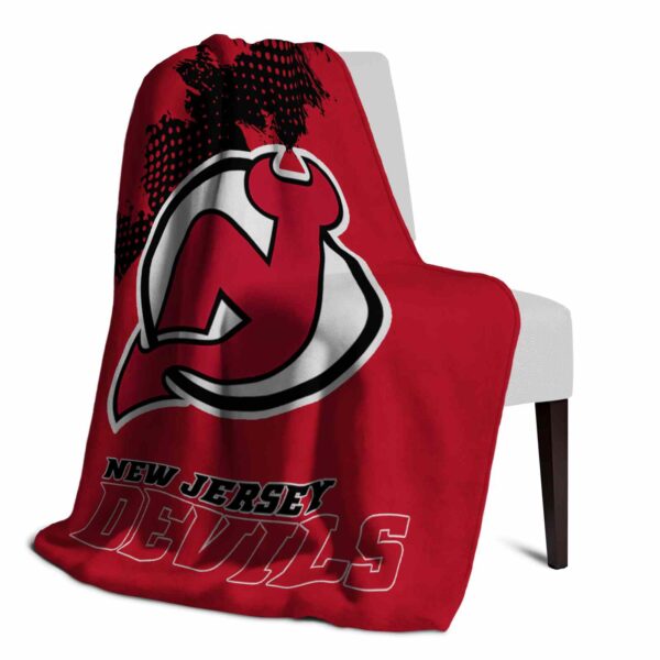 new jersey devils grunge texture red blanket top rated