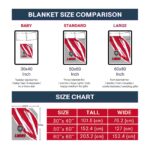 new mexico lobos brushstrokes red white blanket trendy