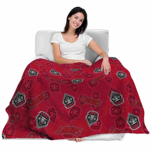new mexico lobos diehard fans red blanket latest model