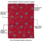 new mexico lobos diehard fans red blanket new arrival