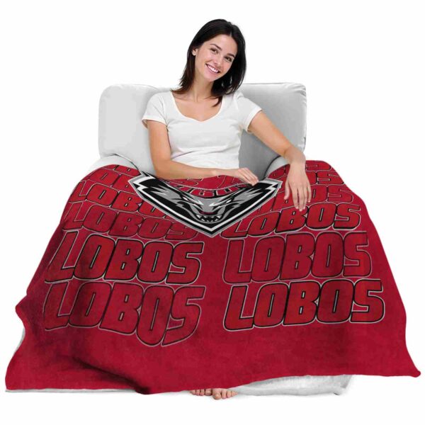 new mexico lobos fan pride red blanket latest model