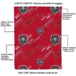 new mexico lobos fan spirit red blanket new arrival