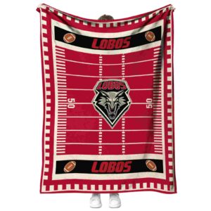 new mexico lobos football field red blanket best selling