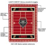 new mexico lobos football field red blanket new arrival